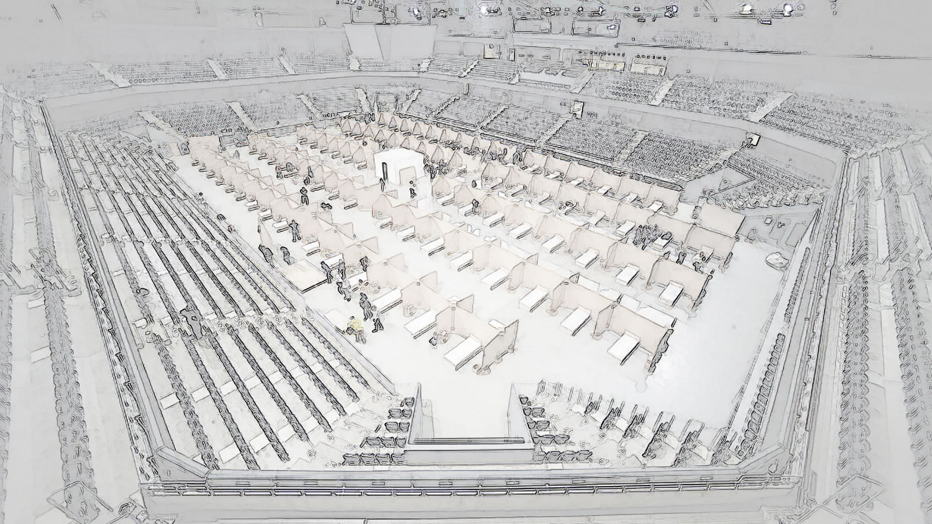 BT Arena, Spital de campanie, 2020